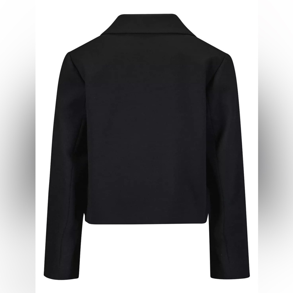 Twinset Black Emblem Blazer, size Small/16y NWT - Picture 2 of 6